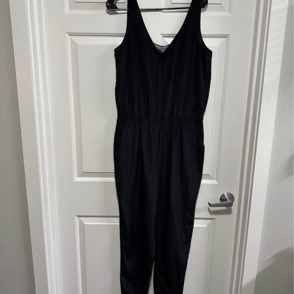 Black Mango Jump Suit